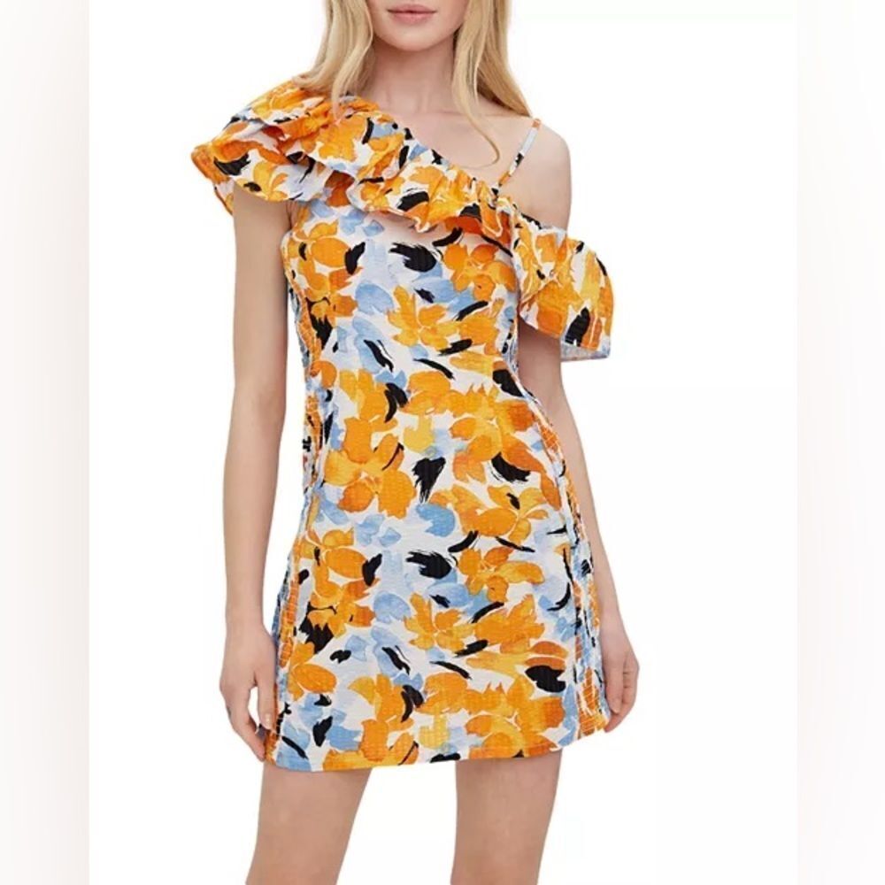 Vero Moda Nala Cotton One Shoulder Dress